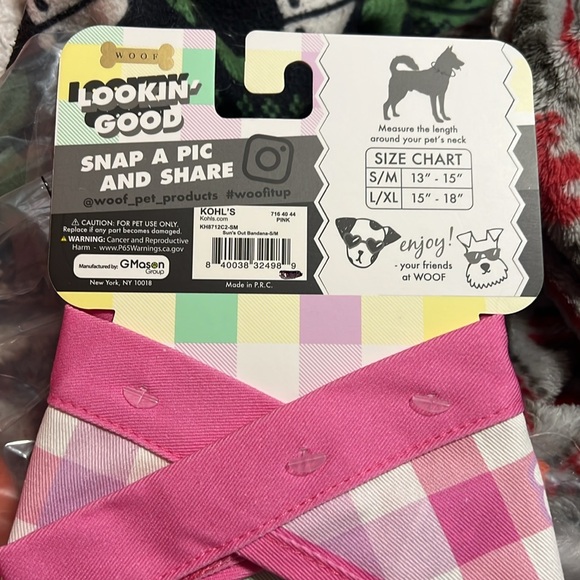 NWT Woof Suns Out Pet Bandana - Picture 5 of 6